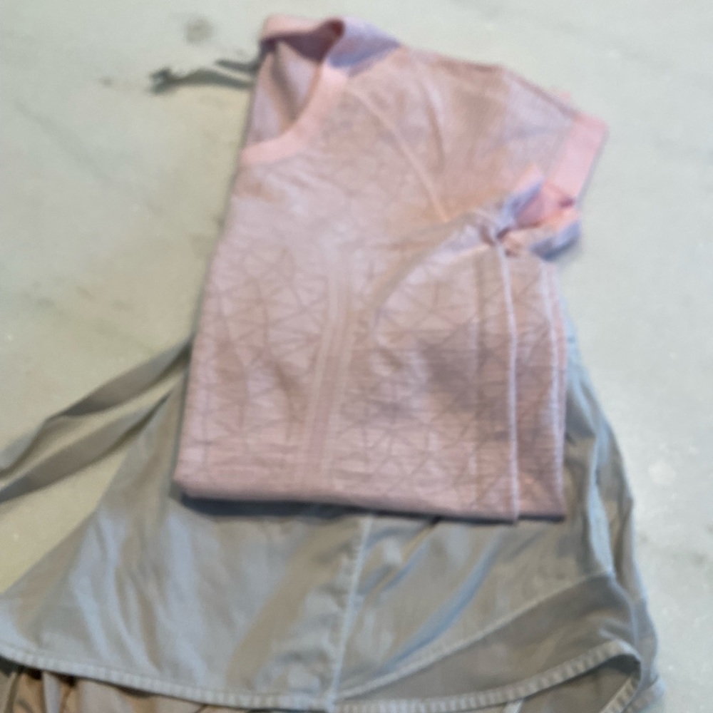 Lululemon Athletica Pink and Gray Women's Top